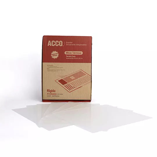 Mica térmica ACCO tamaño carta 10 milési mas 50 piezas