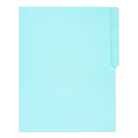 Folder azul APSA tamaño carta , paquete con 100 piezas