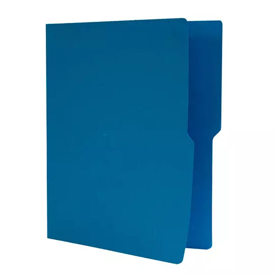 Folder azul intenso APSA tamaño carta , paquete con 100 piezas