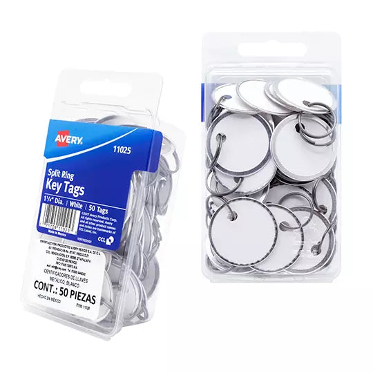 Identificador de llaves AVERY color blan co