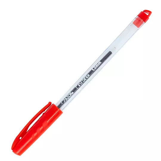 Bolígrafo mediano Pin Point 1.0 mm color rojo caja con 12 pzas