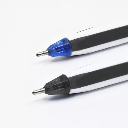 Bolígrafo dúo mediano Pin Point 1.0 mm c olores negro-azul caja con 12 pzas