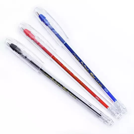 Bolígrafo mediano Pin Point Flow 1.0 mm colores surtidos bolsa con 10 pzas