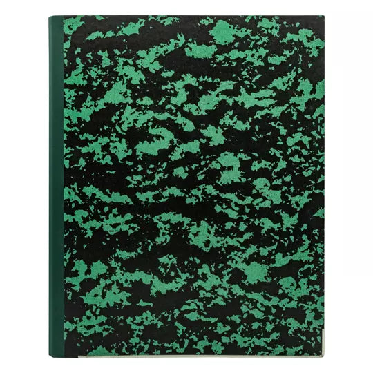 Registrador clásico Lefort oficio color verde marmoleado