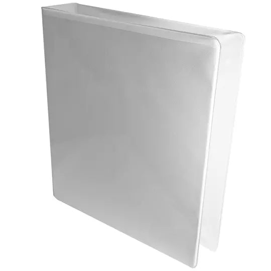 Carpeta panorámica con cristal Kinera of icio herraje 2 pulgadas "O" color blanco