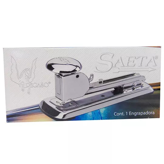 Engrapadora cromada Pegaso Saeta 50 tira completa