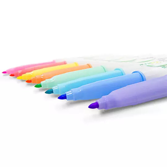 Marcador lavable Aquarelo Junior Pastel punta bala 1 mm colores surtidos c/8p