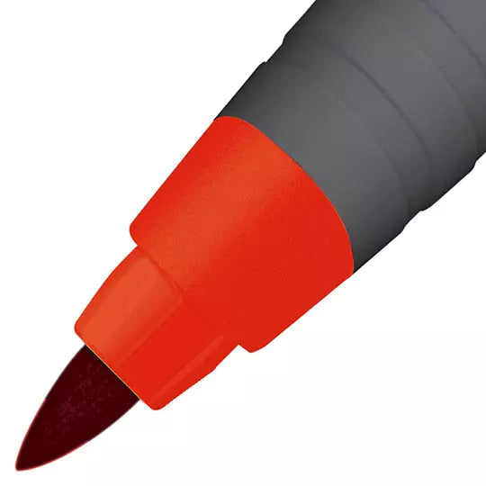Marcador permanente fino Signal punta ba la 1.5 mm color rojo blíster