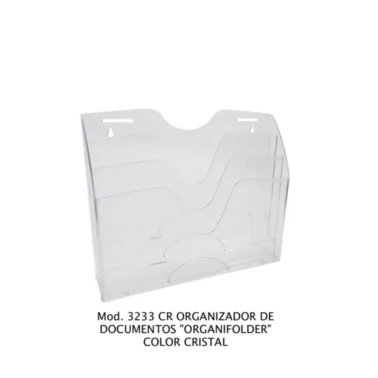 Organizador de documentos Sablón oficio color cristal