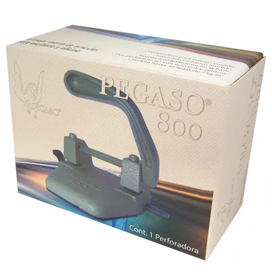 Perforadora Pegaso 800 de 2 orificios pe rfora hasta 30 hojas