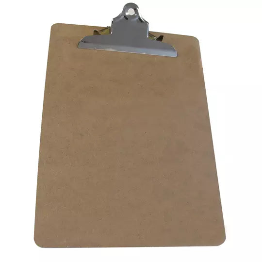 Tabla con Clip Barrilito Madera Tamaño Carta