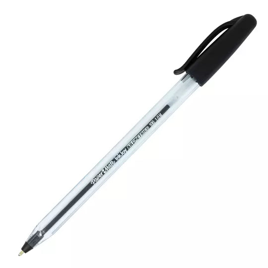 Boligrafo ST kilometrico negro punto med iano caja con 12 piezas