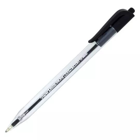 Boligrafo RT kilometrico negro punto med iano caja con 12 piezas
