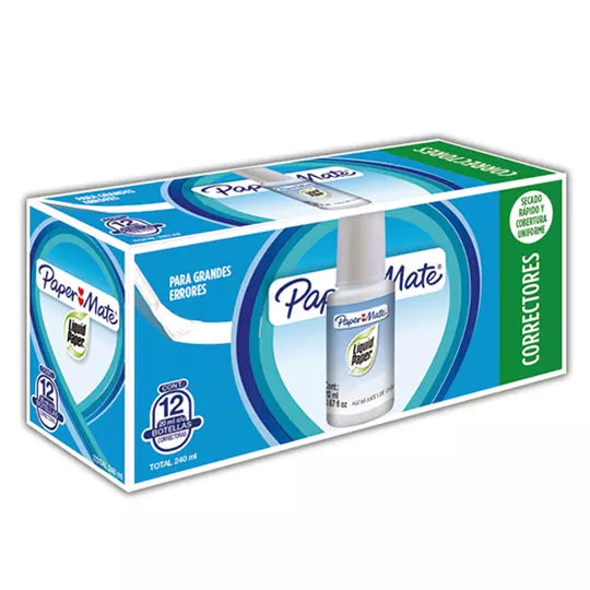 Corrector liquido Paper botella 1 pieza .