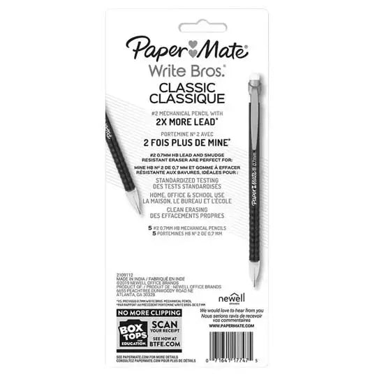 Lapicero Paper mate punto 0.7 MM surtido con 5 piezas