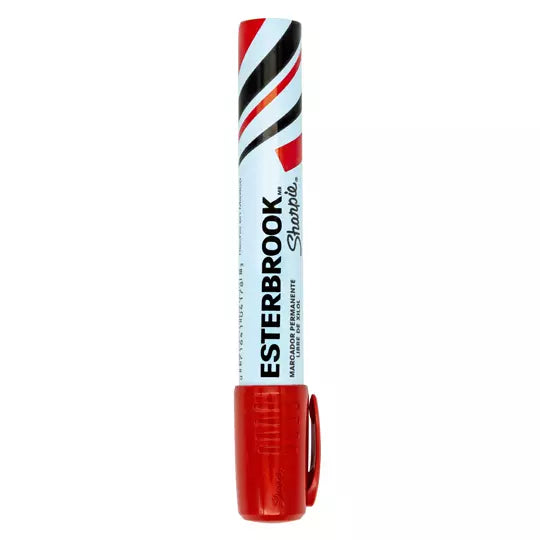 Marcador permanente Esterbrook color roj o 1 pieza