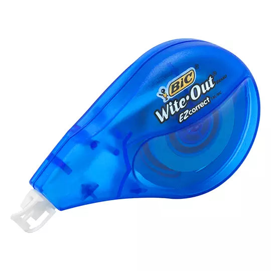 Corrector en cinta BIC White out 12 metr os caja con 6 piezas