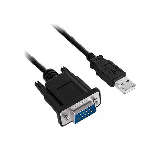 BROBOTIX CONVERTIDOR USB A SERIAL DB9 - con Cable - RS232, 1.80 Metros