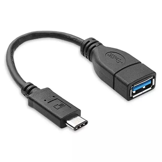 BRobotix Cable Adaptador USB V3.0 OTG a USB tipo A hembra, longitud del cable 20 cm, Telefono celular.