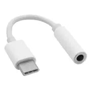 BROBOTIX CONVERTIDOR USB TIPO C A AUDIO 3.5 MM - Adaptador Jack Audifono Microfono Audio Estereo 3.5 mm - 1 Conector Tipo C Macho a 1 Conector 3.5 mm Hembra
