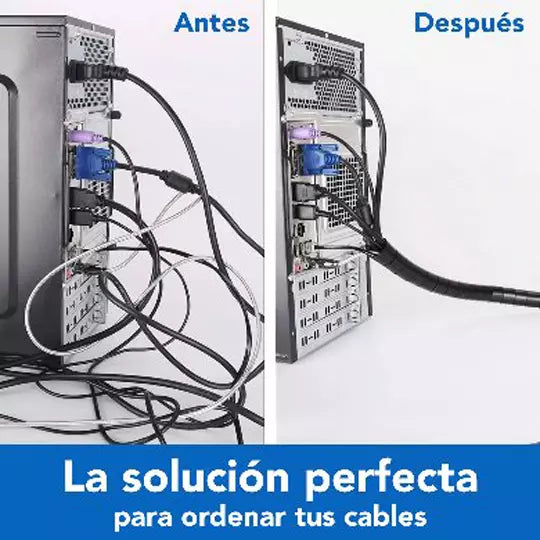 BRobotix ORGANIZADOR DE CABLES EN TUBO LONGITUD 150 cm