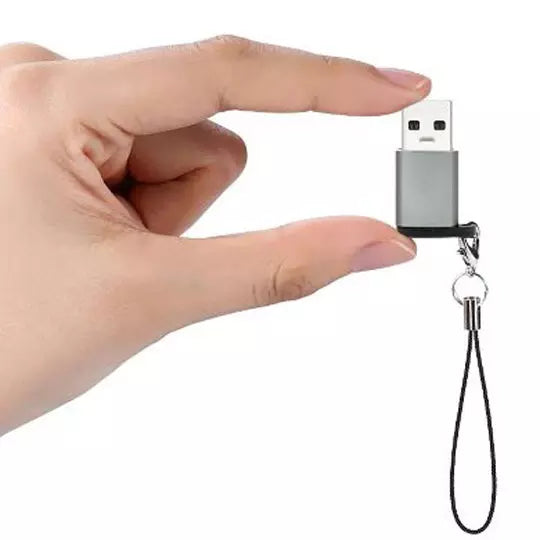 Adaptador USB V3.0 Tipo A Macho, a Tipo C He BROBOTIX 6000342
