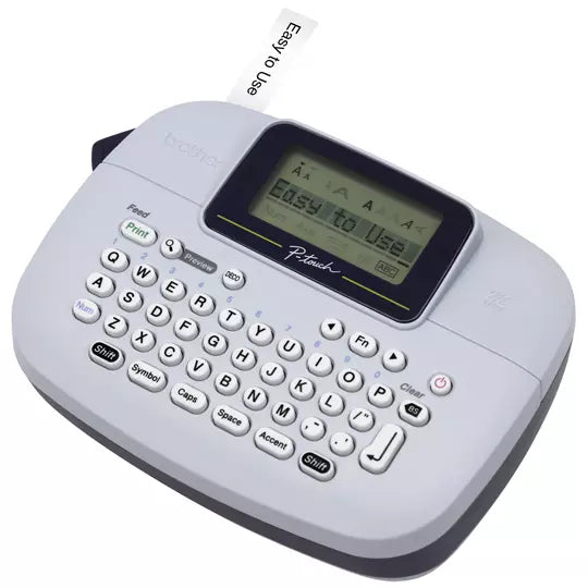 Rotuladora Brother electrica con pantall a de lectura facil PT-M95