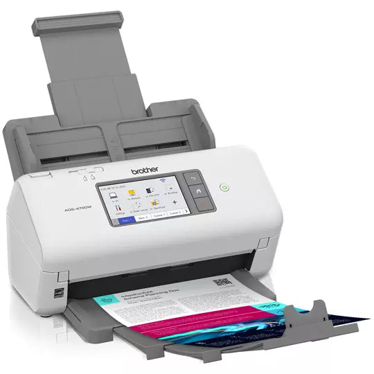 Escaner Brother de escritorio ADS4700W. .