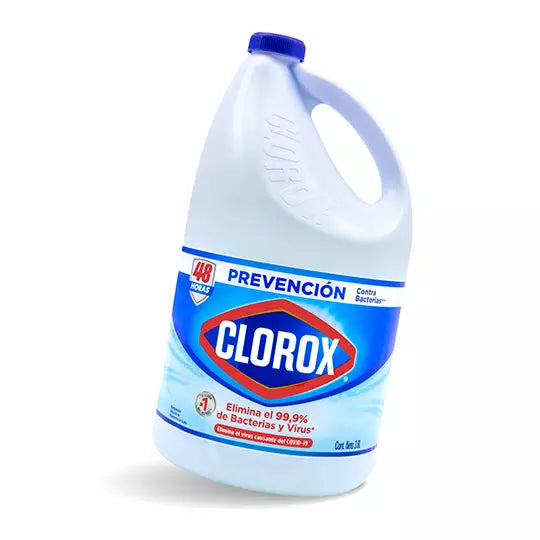 Blanqueador Clorox, cloro 3.8 Lt. .