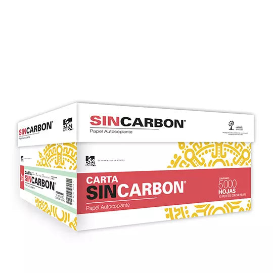 LM-Caja de papel autocopiante final copa mex Sin carbon verde 75gr