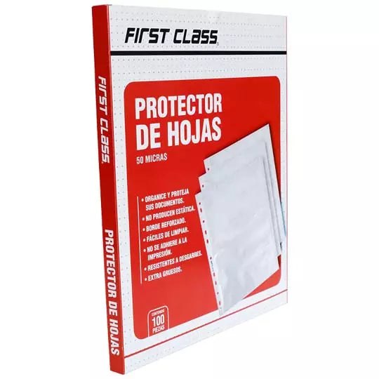 PROTECTOR DE HOJAS DIETRIX TAMAÑO CARTA 100 PZS 50 MICRAS