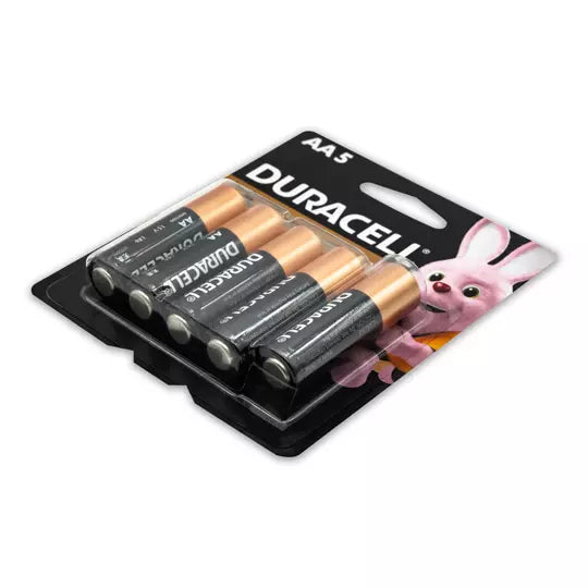Pila alcalina Duracell AA blíster 4 + 1 pzas