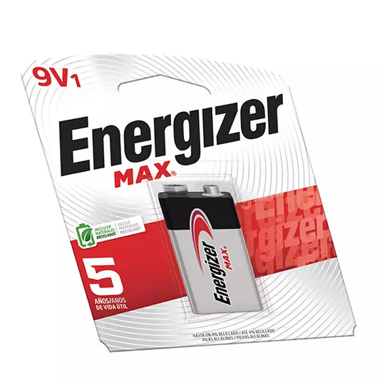 Pila Alcalina Energizer 9 v blíster de 1 pza