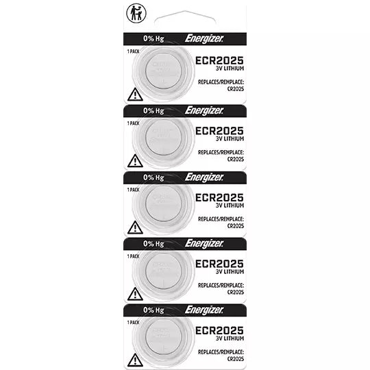Pila de Litio Energizer 2025 de 3 v blís ter con 5 pzas