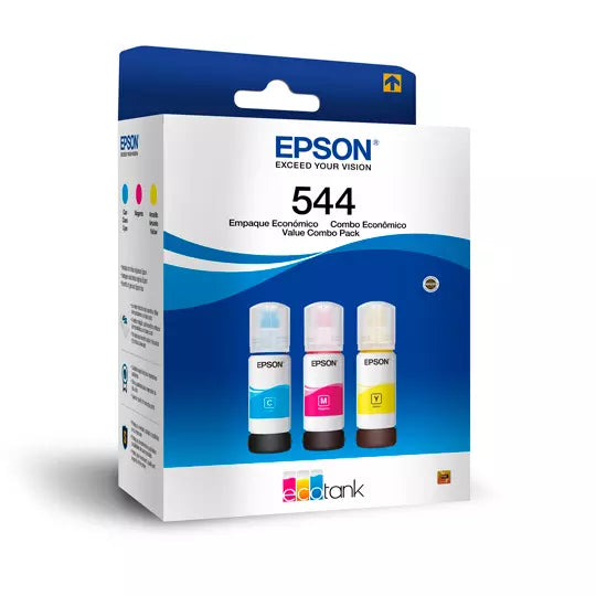 Kit tintas de color Epson T544 3 pzas. .