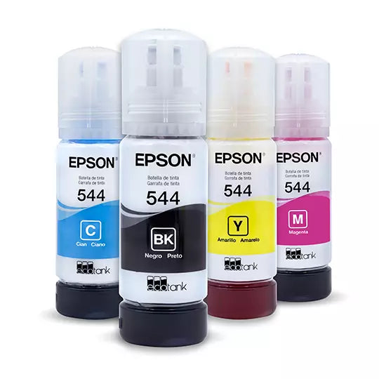 Kit tintas de color Epson T544 4 pzas. .