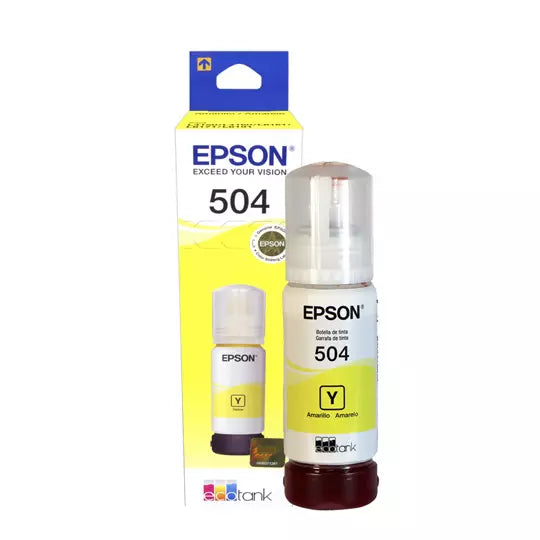 Depósito de desecho de tinta Epson T504 - Amarillo - Inyección de tinta - 70 mL - 1