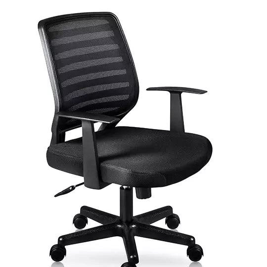 Silla ejecutiva ERGO mod. Irlanda con de scansa brazos color negro