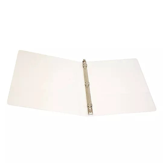Carpeta panorámica Oxford carta blanca h erraje de 1/2 pulgada "O"