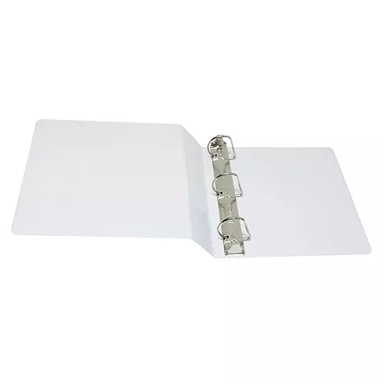 Carpeta panorámica Oxford carta blanca h erraje de 3 pulgadas "D"