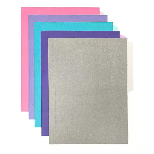 Folder de color Pendaflex carta color su rtido lite ceja 1/2 caja con 50 pzas