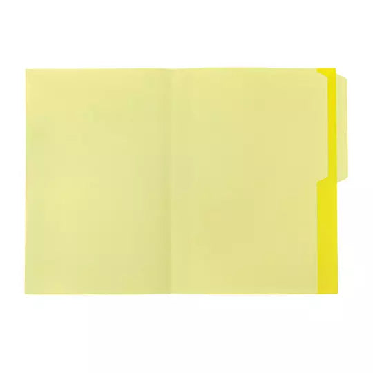 Folder manila Pendaflex oficio color ama rillo ceja 1/2 caja con 50 pzas