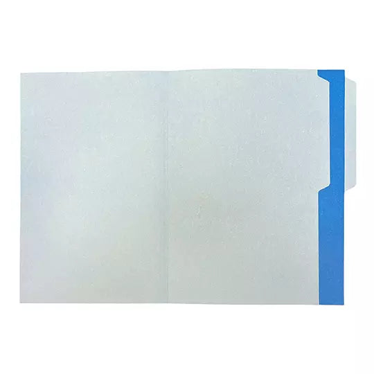 Folder manila Pendaflex oficio color azu l ceja 1/2 caja con 50 pzas