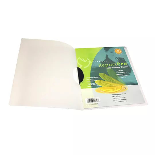Cubierta para reporte Cardinal carta tra nsparente con clip de color, 1 pieza.