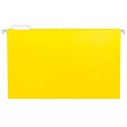 Folder colgante Pendaflex oficio colo am arillo caja con 25 pzas