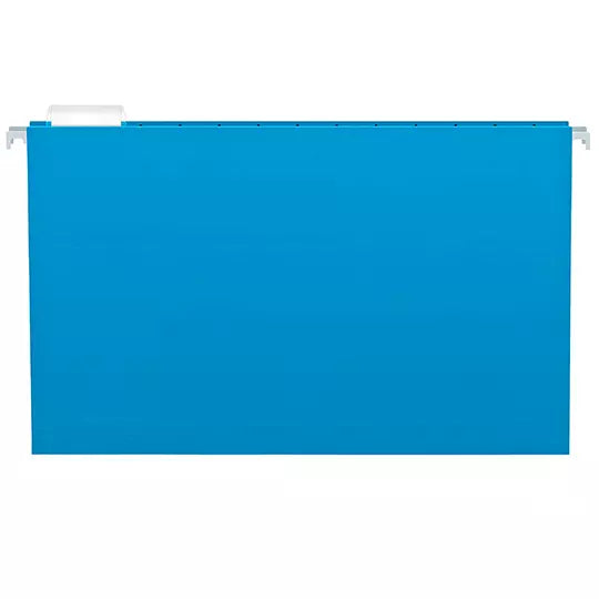 Folder colgante Pendaflex oficio color a zul claro caja con 25 pzas