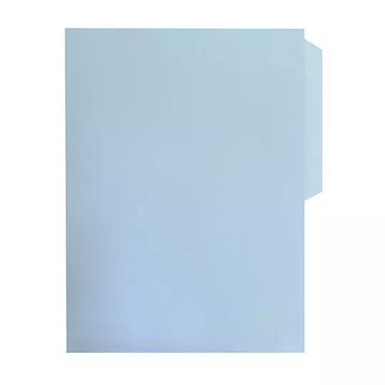 Folder manila Oxford carta color azul ce ja 1/2 caja con 100 pzas
