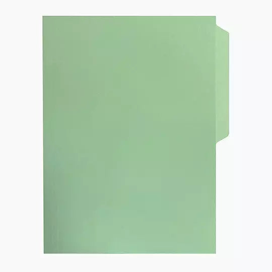 Folder manila Oxford carta color verde c eja 1/2 caja con 100 pzas