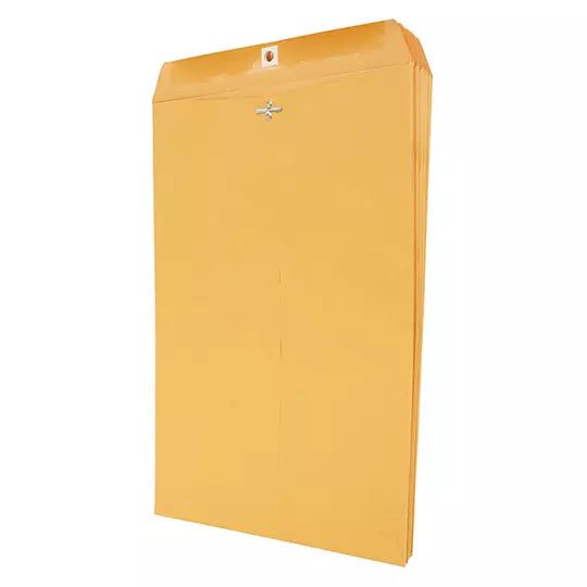 Sobre kraft con broche engomado Ampad of icio caja con 100 pzas