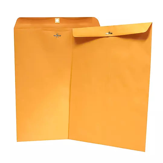 Sobre kraft con broche engomado Ampad mi nistro caja con 100 pzas